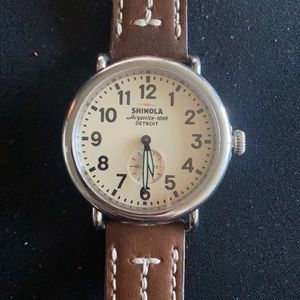Shinola The Runwell White Dial Watch
